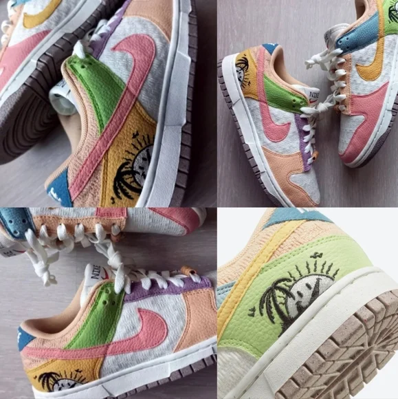 🆕️ NEW Nike Dunk Low Retro 'Sun Club Multi' Shoes - Picture 14 of 17